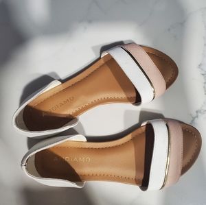 Cute spring open toe flats